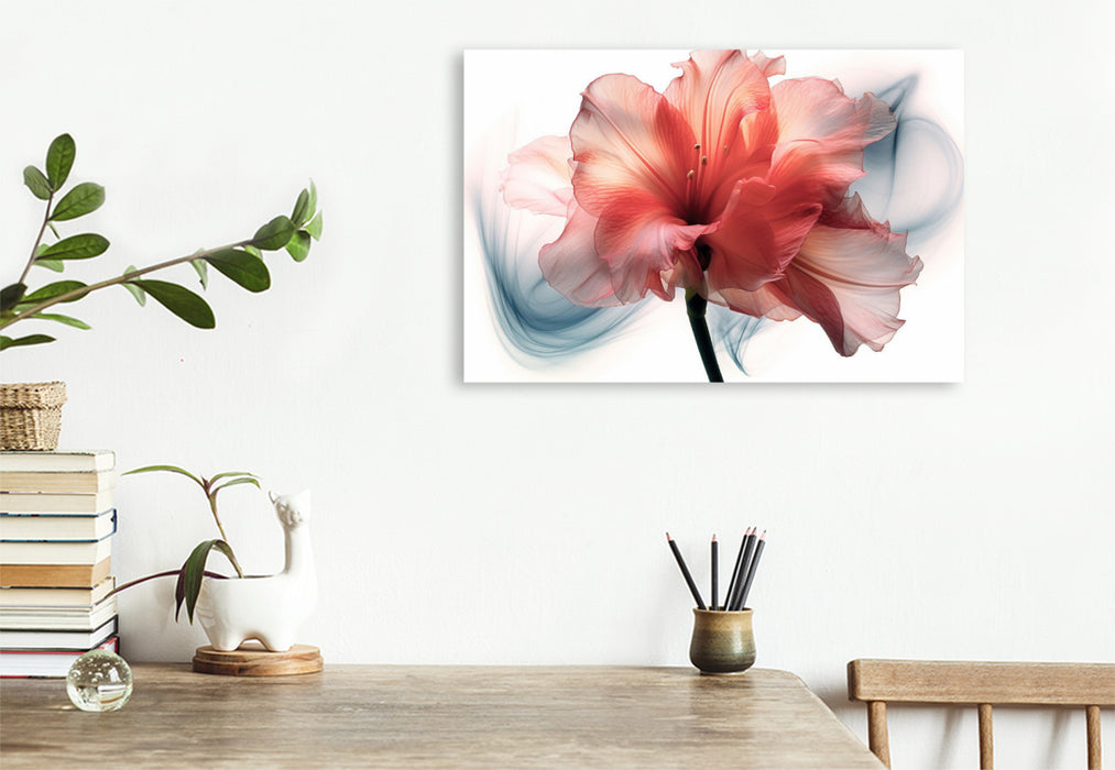 Premium textile canvas Amaryllis 