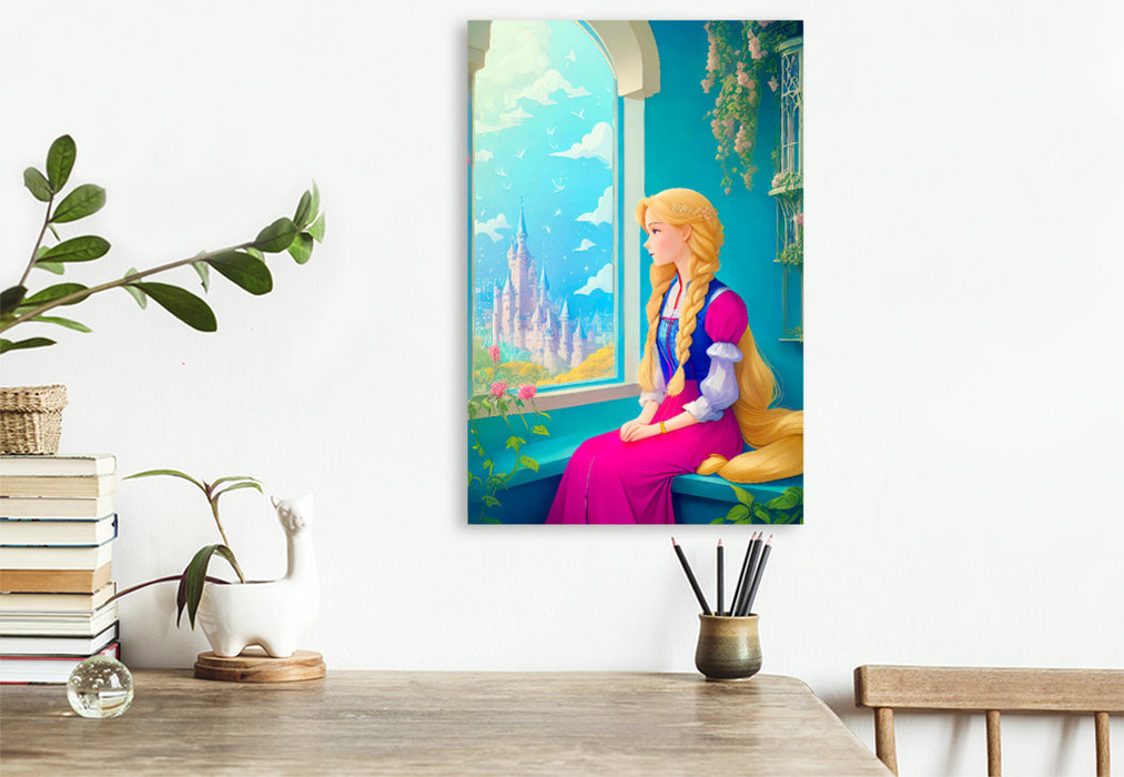 Premium textile canvas Rapunzel 