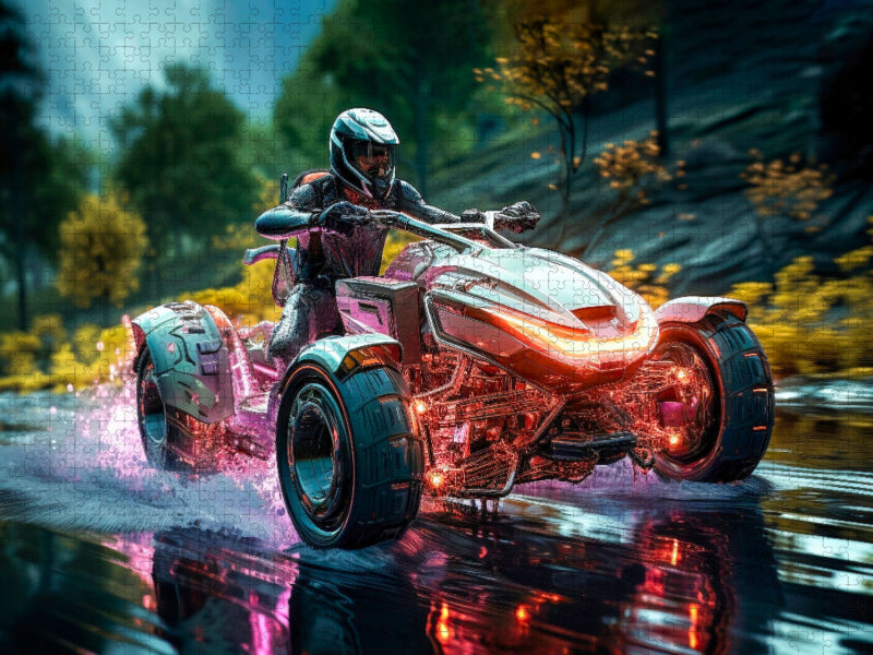 Quad - überwältigende Leistungsstärke - CALVENDO Foto-Puzzle'