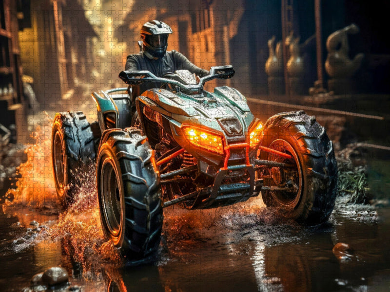 Quad - Wahnsinn auf vier Rädern - CALVENDO Foto-Puzzle'