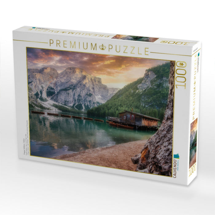 Pragser Wildsee - Italien - CALVENDO Foto-Puzzle'