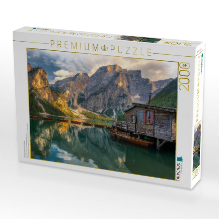 Pragser Wildsee in Italien - CALVENDO Foto-Puzzle'