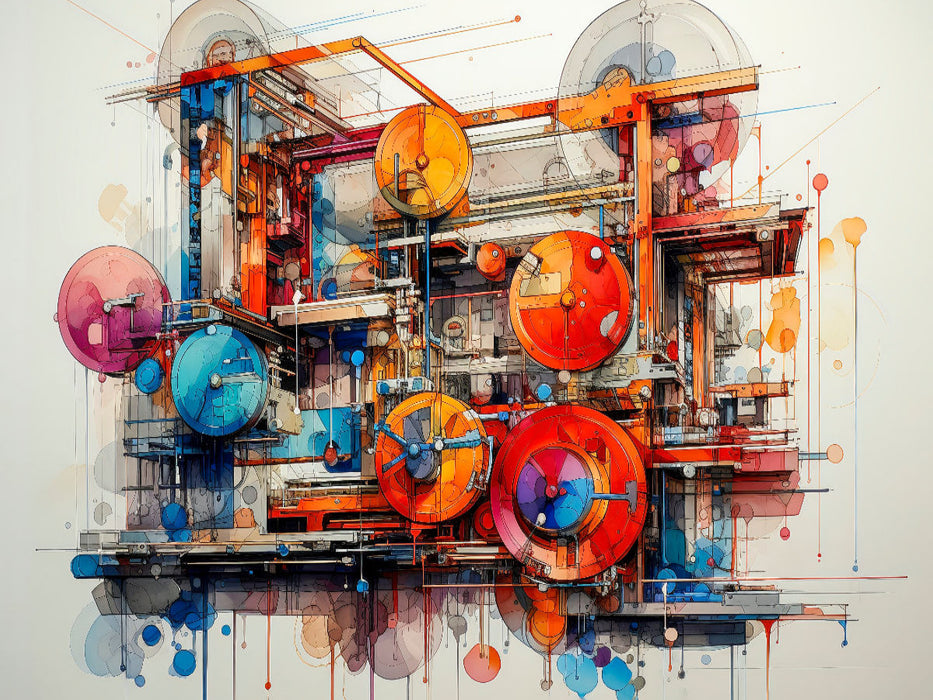 Kunst und Maschine - CALVENDO Foto-Puzzle'