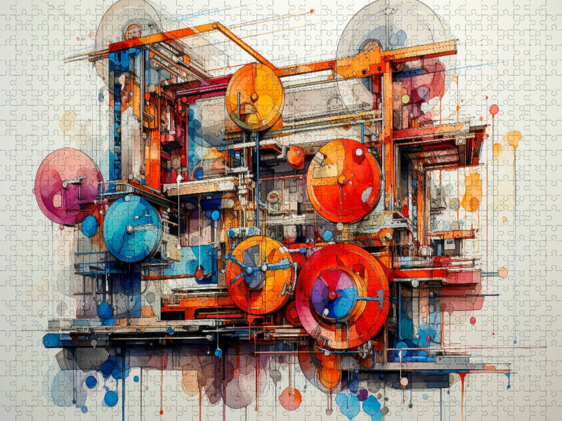 Kunst und Maschine - CALVENDO Foto-Puzzle'