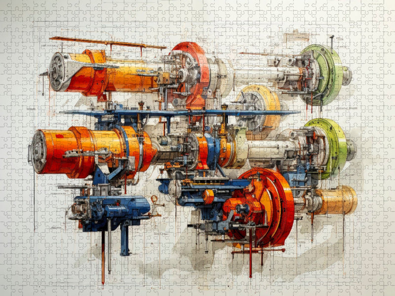 Kunst und Maschine - CALVENDO Foto-Puzzle'