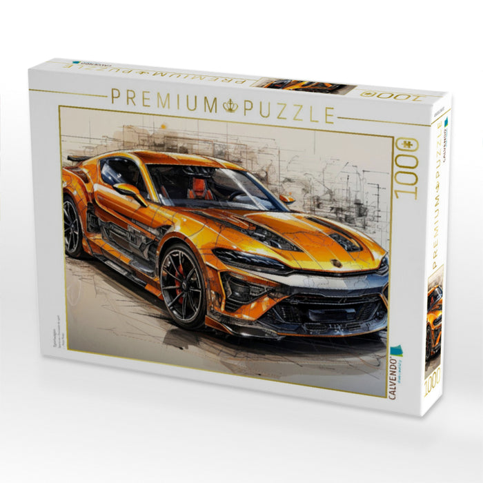 Sportwagen - CALVENDO Foto-Puzzle'