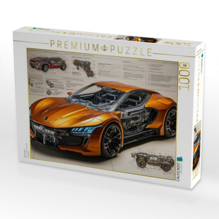 Sportwagen - CALVENDO Foto-Puzzle'