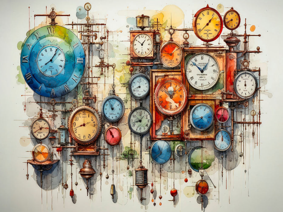 Uhren - CALVENDO Foto-Puzzle'