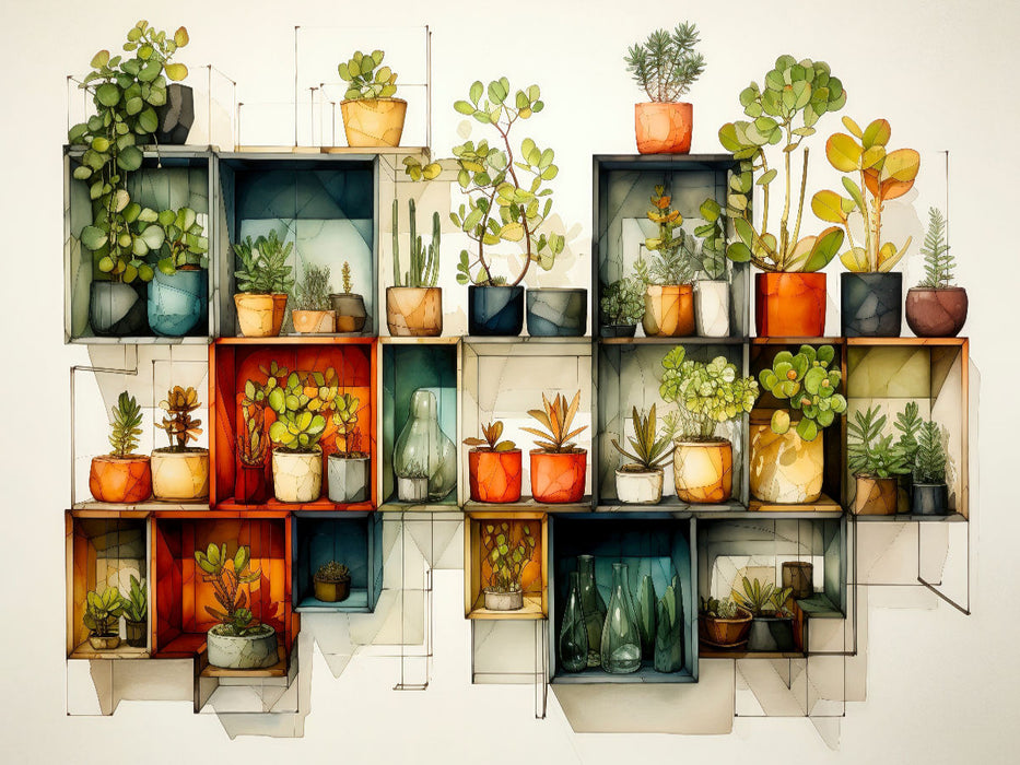 Blumenkunst - CALVENDO Foto-Puzzle'