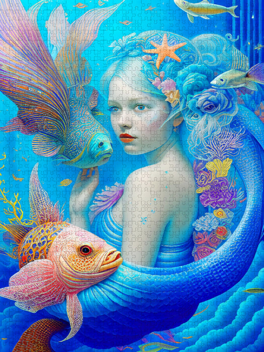 Nixe im Meer - CALVENDO Foto-Puzzle'