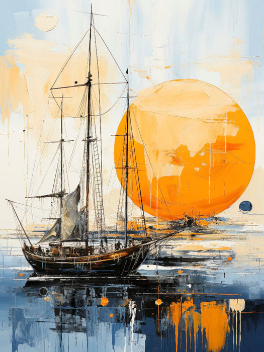 Segeln - Abendstimmung - CALVENDO Foto-Puzzle'