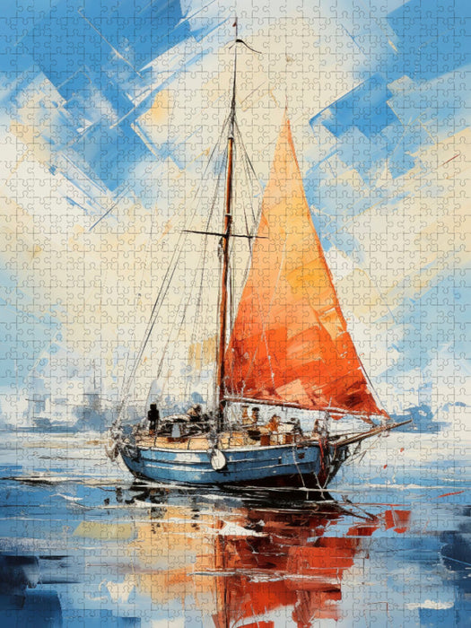 Segeln - es geht los - CALVENDO Foto-Puzzle'