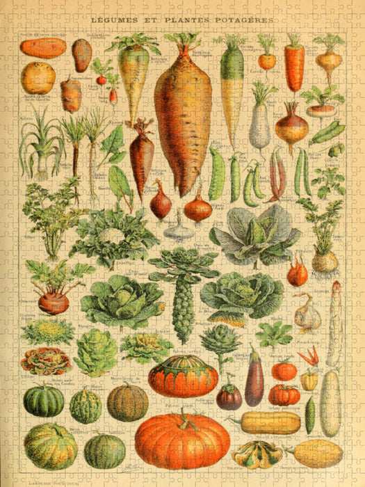 Naturtafel mit Gemüse - CALVENDO Foto-Puzzle'