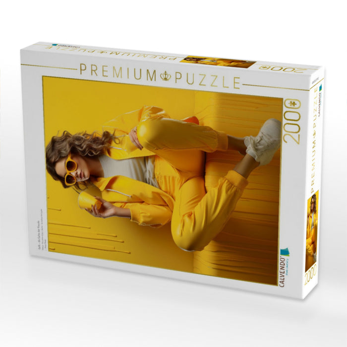 Gelb - die Farbe der Freude - CALVENDO Foto-Puzzle'