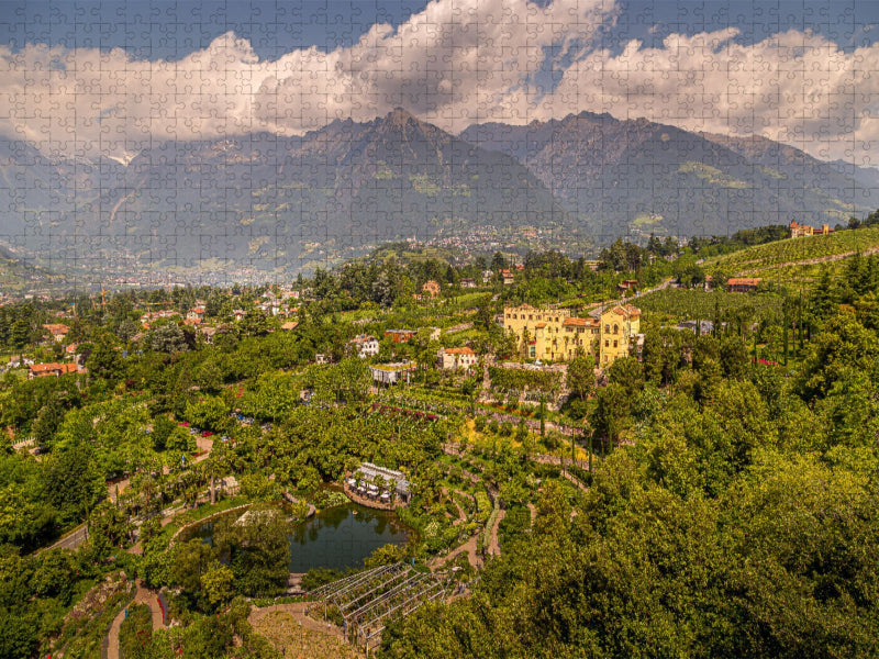 Schloss Trauttmansdorff in Meran - CALVENDO Foto-Puzzle'