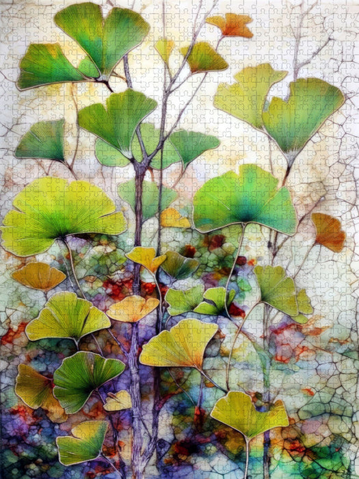 Eleganz der Naturblätter - CALVENDO Foto-Puzzle'