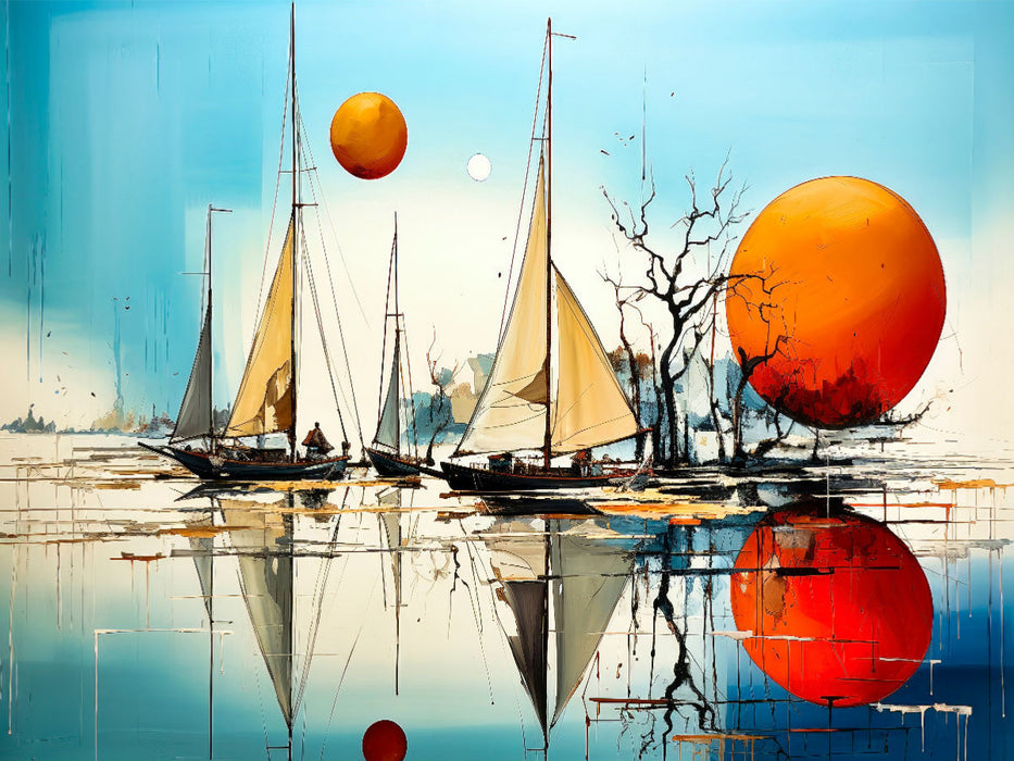 Traumhafte Segelwelt - CALVENDO Foto-Puzzle'