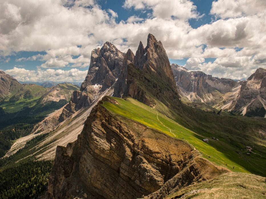 Seceda Berg, Gröden - CALVENDO Foto-Puzzle'