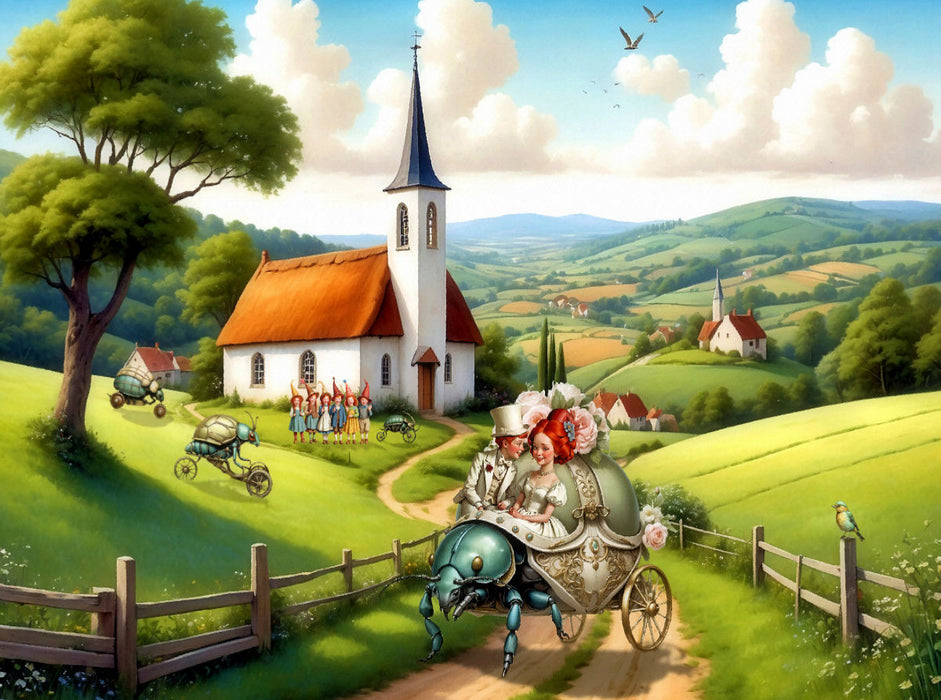Hochzeitswonnemonat - CALVENDO Foto-Puzzle'