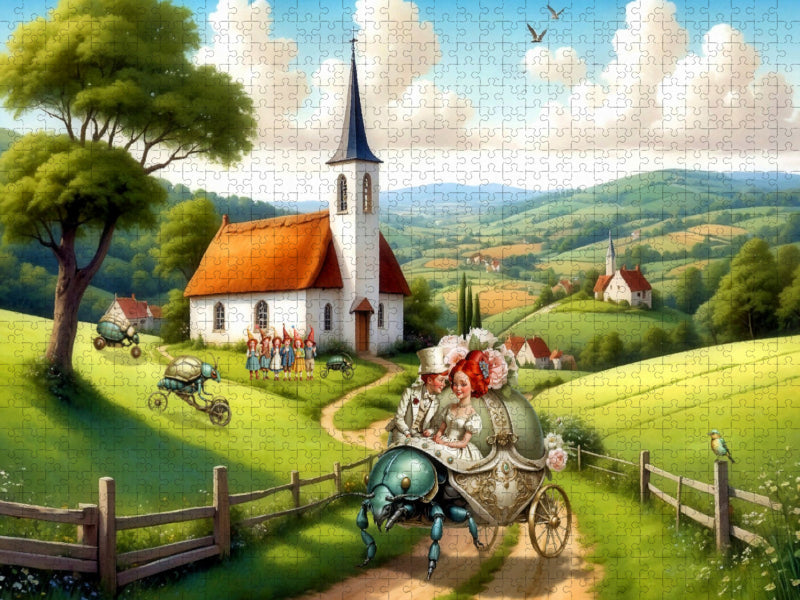 Hochzeitswonnemonat - CALVENDO Foto-Puzzle'