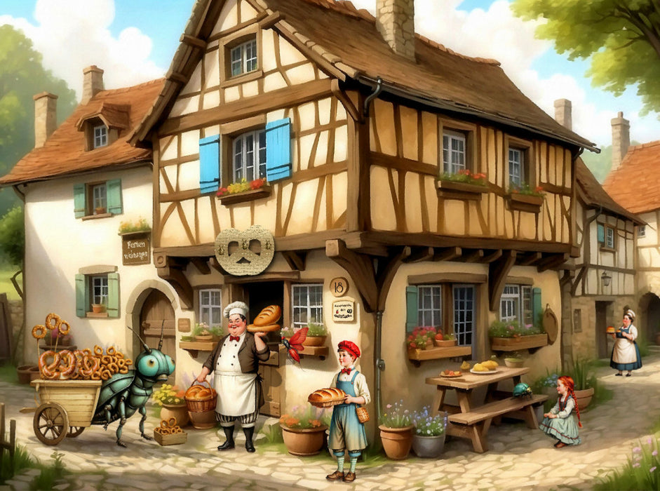 Der Brezelkäfer - CALVENDO Foto-Puzzle'