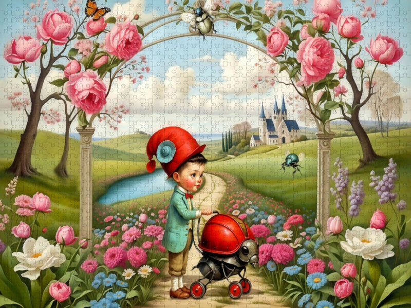 Frühjahrsspaziergang - CALVENDO Foto-Puzzle'
