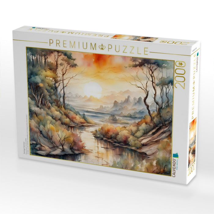Sonniger Sommer - CALVENDO Foto-Puzzle'