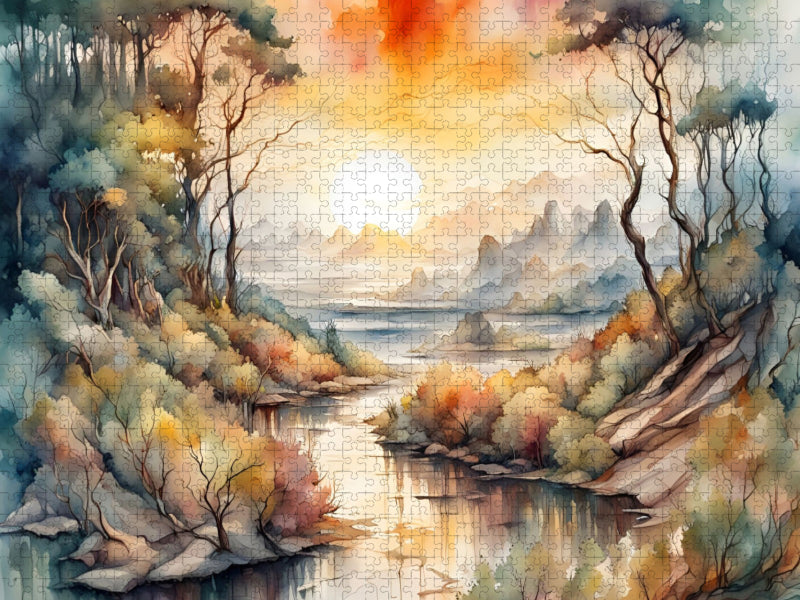 Sonniger Sommer - CALVENDO Foto-Puzzle'