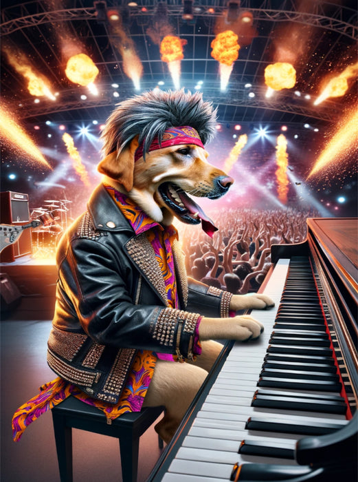 Jerry Lee Piano - CALVENDO Foto-Puzzle'