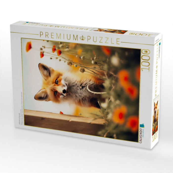 Rotfuchs im Sommer - CALVENDO Foto-Puzzle'