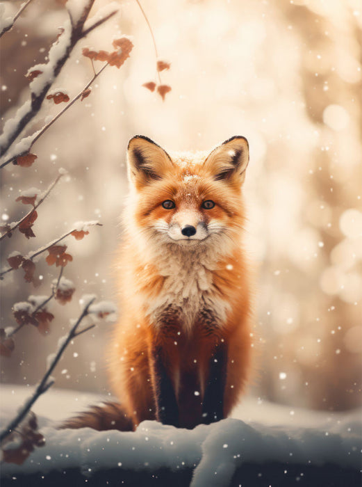 Winterfuchs - CALVENDO Foto-Puzzle'