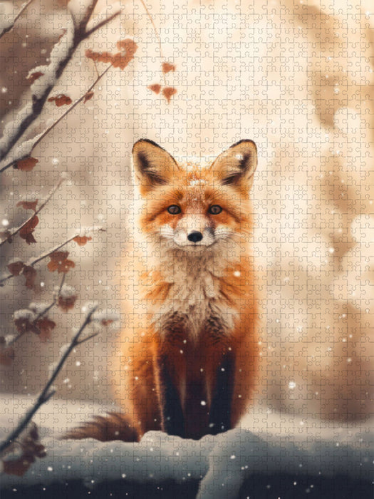 Winterfuchs - CALVENDO Foto-Puzzle'
