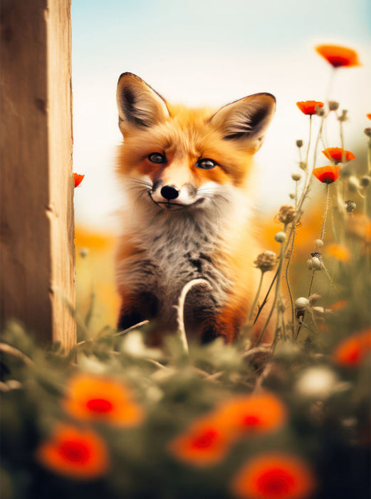 Rotfuchs im Sommer - CALVENDO Foto-Puzzle'