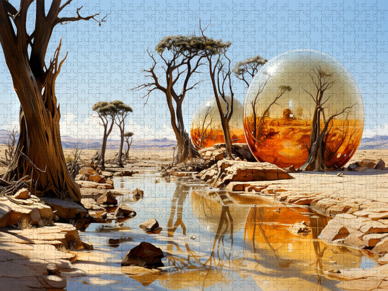 Gelbe Kugeln - CALVENDO Foto-Puzzle'
