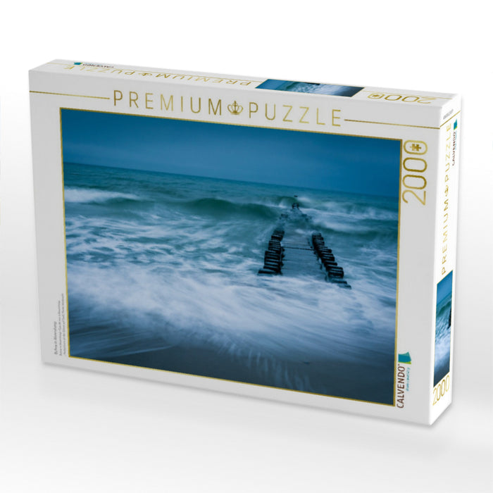 Buhne in Ahrenshoop - CALVENDO Foto-Puzzle'