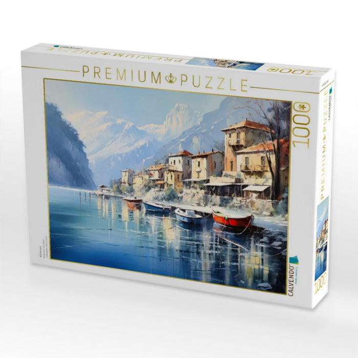 Wintersee - CALVENDO Foto-Puzzle'