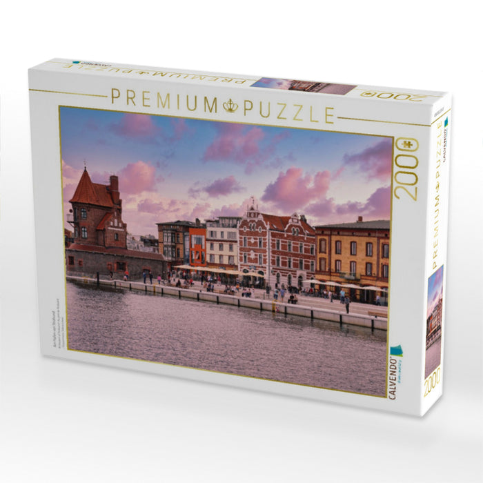 Am Hafen von Stralsund - CALVENDO Foto-Puzzle'