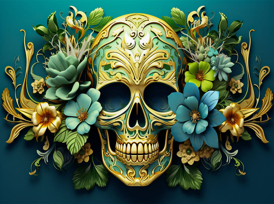Ein Motiv aus dem Kalender Skull Flower - Totenkopf ART - CALVENDO Foto-Puzzle'