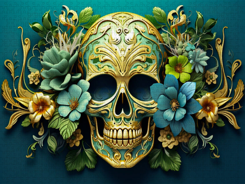 Ein Motiv aus dem Kalender Skull Flower - Totenkopf ART - CALVENDO Foto-Puzzle'