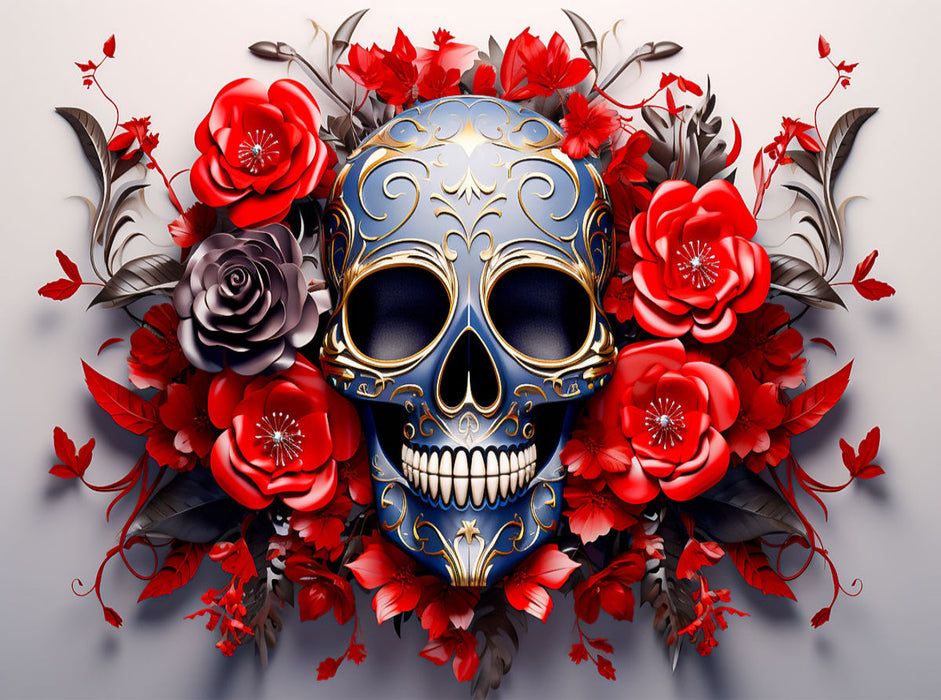 Ein Motiv aus dem Kalender Skull Flower - Totenkopf ART - CALVENDO Foto-Puzzle'