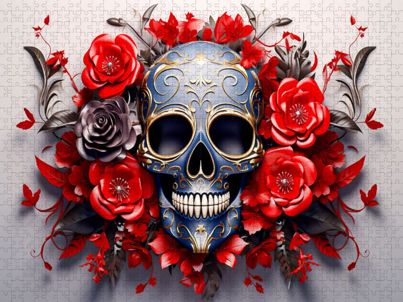 Ein Motiv aus dem Kalender Skull Flower - Totenkopf ART - CALVENDO Foto-Puzzle'