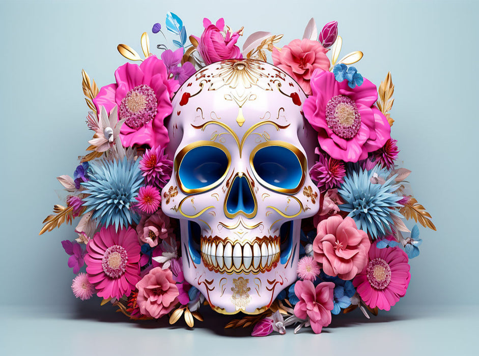 Ein Motiv aus dem Kalender Skull Flower - Totenkopf ART - CALVENDO Foto-Puzzle'