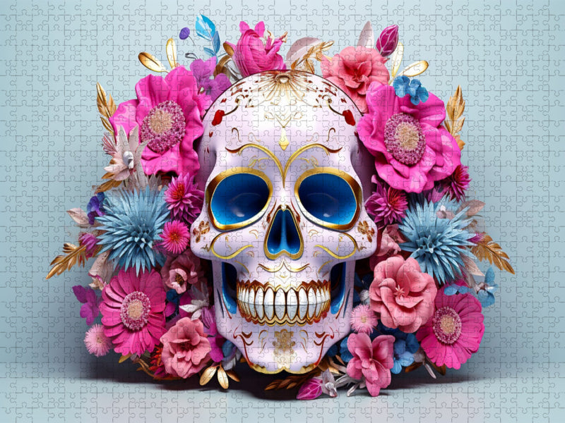 Ein Motiv aus dem Kalender Skull Flower - Totenkopf ART - CALVENDO Foto-Puzzle'