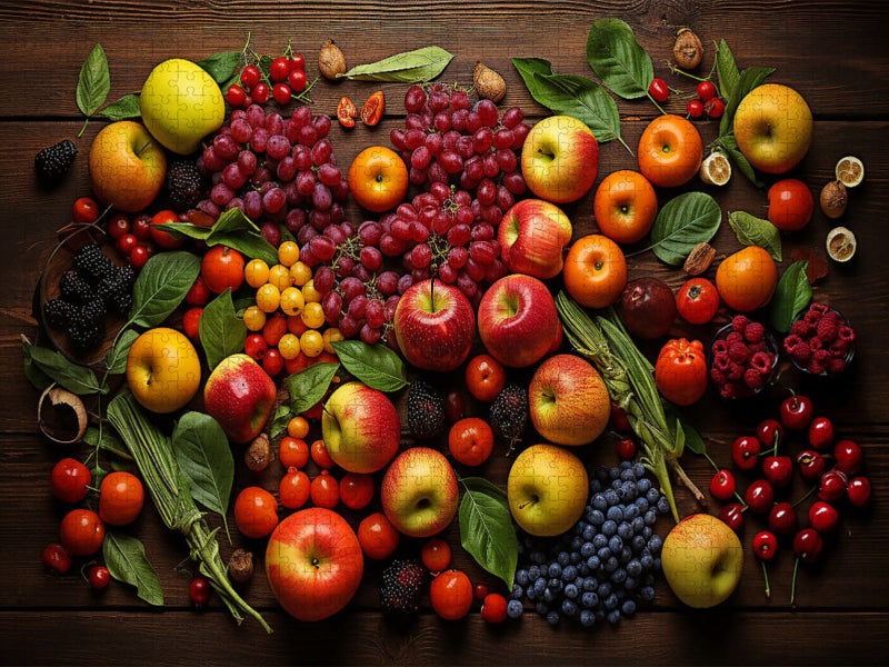 Obst schön angeordnet - CALVENDO Foto-Puzzle'