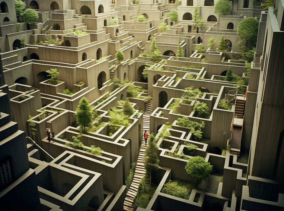 Das Labyrinth der Illusionen - CALVENDO Foto-Puzzle'