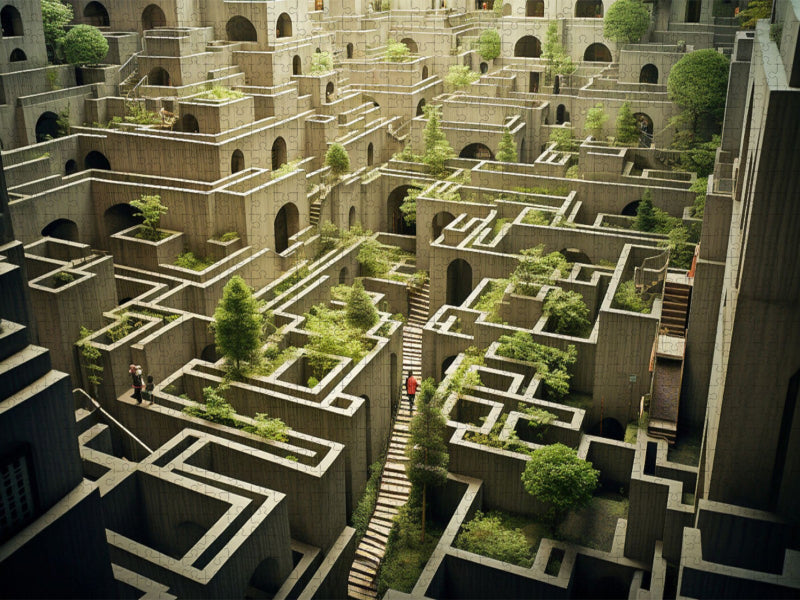 Das Labyrinth der Illusionen - CALVENDO Foto-Puzzle'
