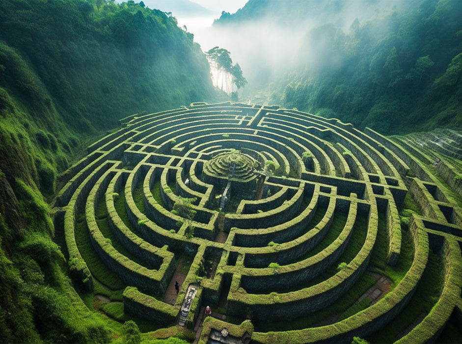 Das Rätsellabyrinth - CALVENDO Foto-Puzzle'