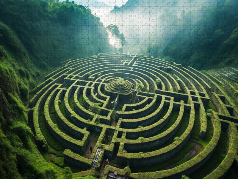 Das Rätsellabyrinth - CALVENDO Foto-Puzzle'