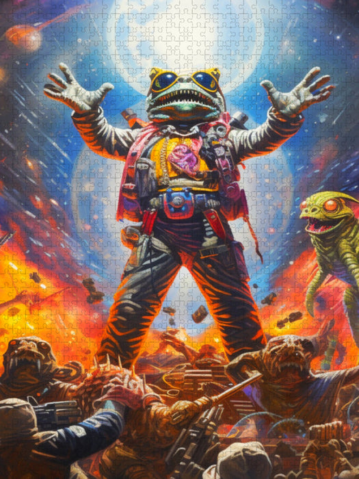 Düstere Aliens - CALVENDO Foto-Puzzle'