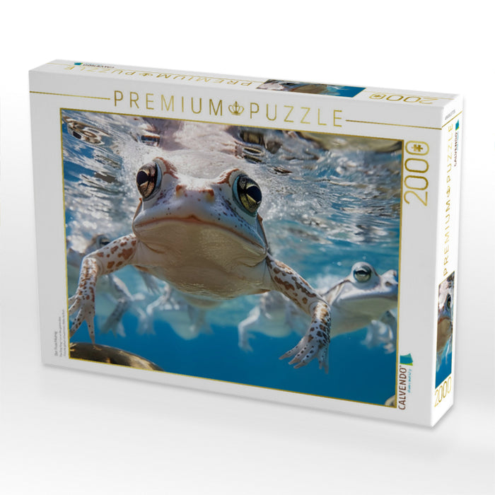 Der Froschkönig - CALVENDO Foto-Puzzle'